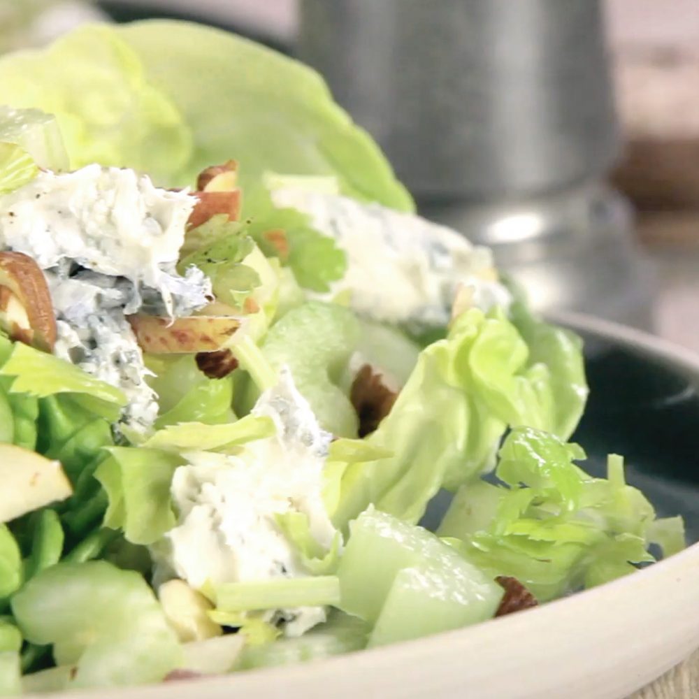Celery, Pear, and Blue Cheese Salad